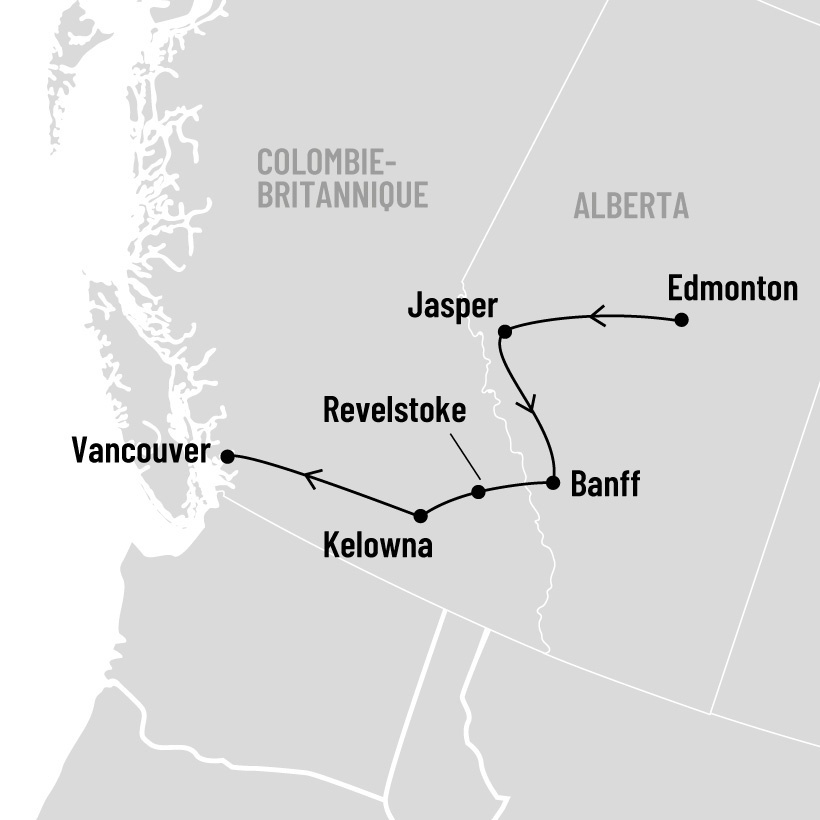 VAC Des Prairies à l'Océan - Prairies to Ocean map