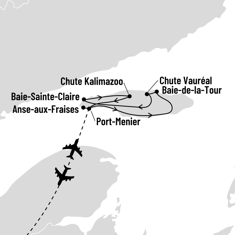 L' île d'Anticosti: Patrimoine mondial de l'UNESCO map