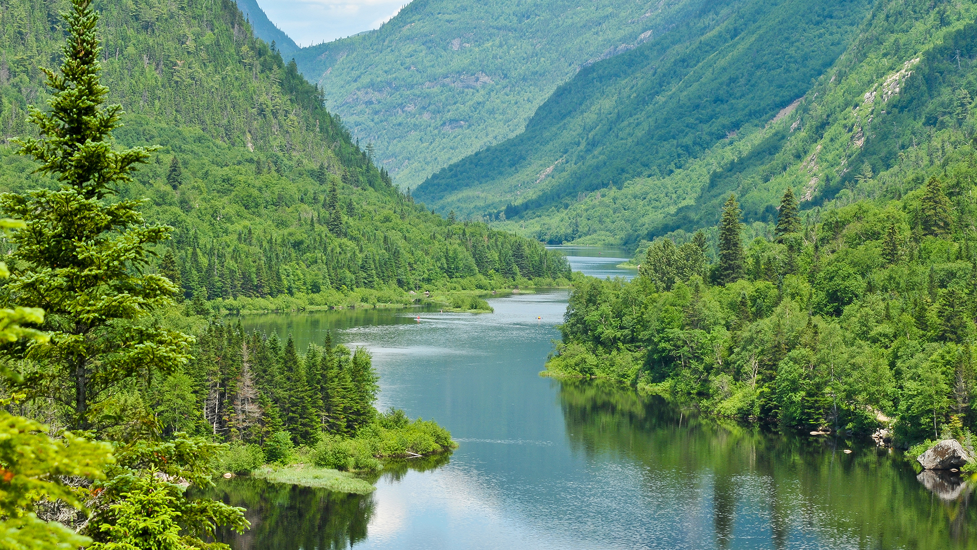 Hautes-Gorges-de-la-Rivière-Malbaie et le Train de Charlevoix